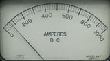 Hoyt Model 647 Panel Mount D.C. Ampmeter 0-1000A