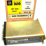 Allen Bradley Dry Reed Relay 125 VDC Coil 1.0 Amp 1610-T0300N125 Series C NIB