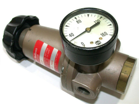 SCHRADER BELLOWS 3/8" AIR REGULATOR W/GAGE 3563-2000