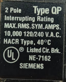 Siemens ITE Q250 2 Pole Circuit Breaker 50A 120/240VAC 1 PH Plug In