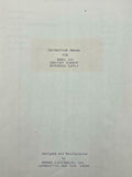 Monroe Model 163 Constant Current Referance Supply Instruction Manual