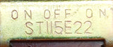 Fujisoku ST115E22 3-Position Toggle Switch 6-15A 125-250VAC