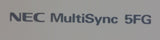 NEC JC-1741UMA Multisync 5FG 17" CRT Monitor Vintage VGA/D-Sub 120V 60HZ 2.6A