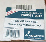 NEW ADVANCE METAL HALIDE  BALLAST KIT 71A6051-001D