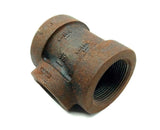 Cast Iron Reducer Tee 1-1/2" x 1-1/2" x 1" UL Certified FPT x FPT