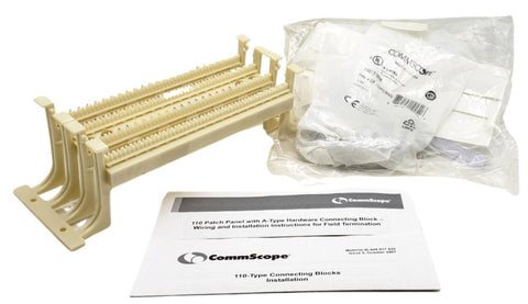 Commscope 107058919 Wiring Block With Legs With Hardware 110AW2-100 67S3