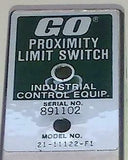 New GO Systems  21-11122-F1  Proximity Limit Switch 1250 Watts 120-600 VAC