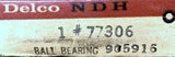NDH 77306 Shielded Ball Bearing 30 MM X 72 MM X 19 MM