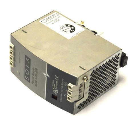 UP TO 4 SOLA SDN 5-24-100 POWER SUPPLY 24 VDC @ 5 AMPS