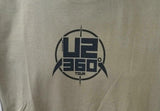Live Men's U2 360° World Tour Cape Town Stadium Feb. 18th Shirt Size Large