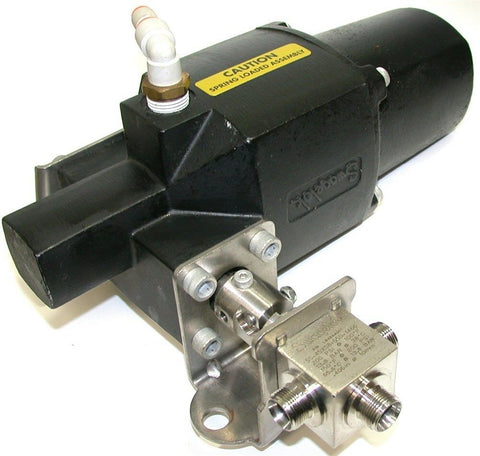 UP TO 6 SWAGELOK WHITEY 180° SPRING RETURN BALL VALVE ACTUATORS 155SR