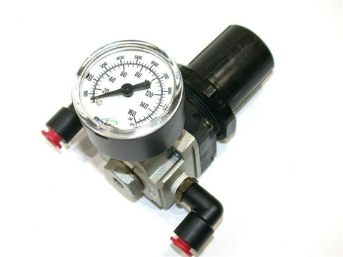Up To 6 SMC 1/4" NPT Air Regulators With Gauge 7 to 120 psi NAR2000