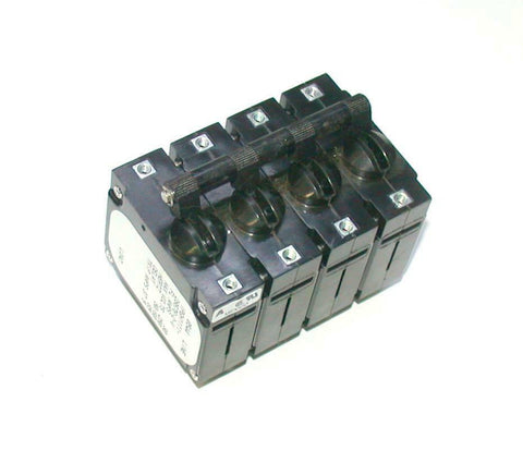 Airpax  IIPGH1111-28676-2-V  4-Pole Circuit Breaker 250 VAC 30 Amp