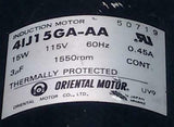 New Oriental Motor  4IJ15GA-AA  Induction Motor 115 VAC 15 Watt 1550 RPM