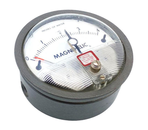 Dwyer Magnehelic 12-430590-01 Pressure Gauge 0-4" Water 1/8" NPTF 15PSIG