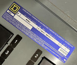 Square D NF430L2 Breaker Panelboard 250A 600Y/347V 3 Phase w/ 12 Breakers