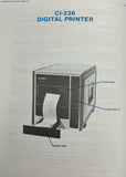 Climet CI-236/237 Digital Printer Operating Manual And Drawings For CI-236