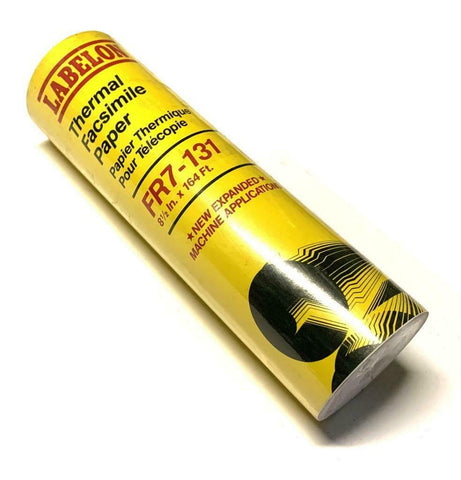 New Labelon FR7-131 Thermal Facsimile Paper 8-1/2" X 164 ft Roll (5 Available)