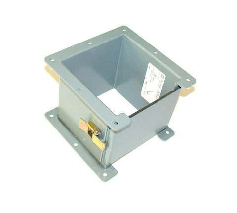 NEW SQUARE D GRAY OIL TIGHT STRAIGHT WIREWAY 6" X 6"  MODEL LJB606