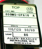 NEW ALLEN BRADLEY PUSH BUTTON SWITCHES  800MS-CPA16