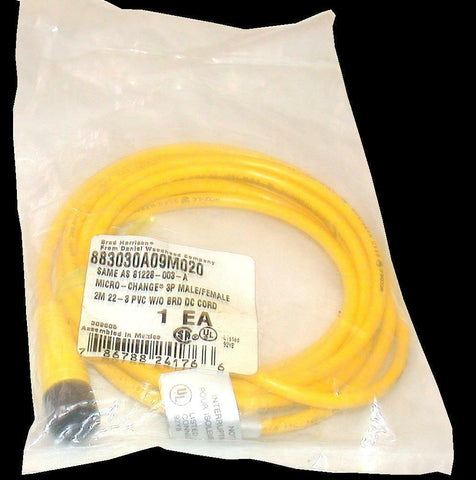 NEW BRAD HARRISON  883030A09M020   MICRO-CHANGE CABLE 4-PIN 2 METER