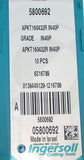 Lot of 10 New Ingersoll 5800692 Carbide Milling Inserts APKT160432R IN40P