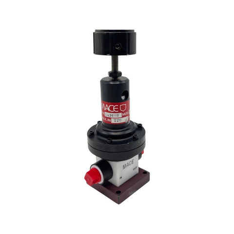 Mace Pneumatic 971-1044-3 Regulator Pressure-Teflon Lam 120 Max IN 0.120 Range