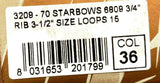 Brizzolari 3-1/2" Textured Light Blue Star Gift Bow 3/4" Ribbon 15 Loop 70 Count