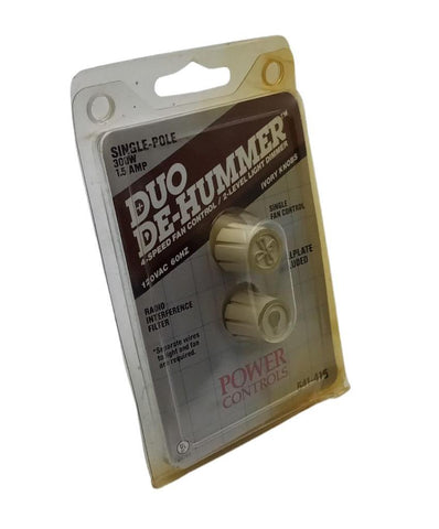 Power Controls 541-415 Duo De-Hummer 4-Speed 2-Level Light Dimmer 300W 1.5A 120V