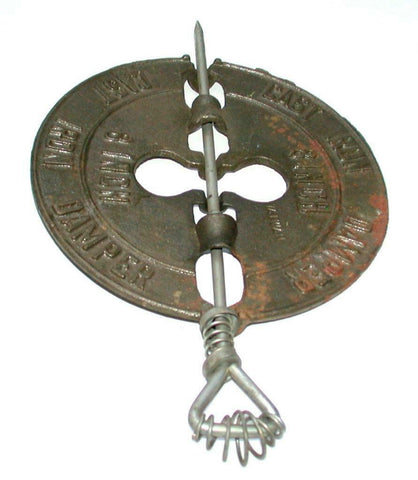 Vogelzang Int'l Corp Cast Iron Stove Damper 8"