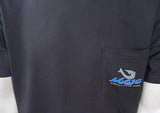 Mojo Sportfishing Gear Men's Black Short Sleeve Pocket Shirt Size Large