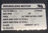 Giddings & Lewis  HSM320B90  401-34433-90  Brushless 3-Phase AC Motor 1 HP