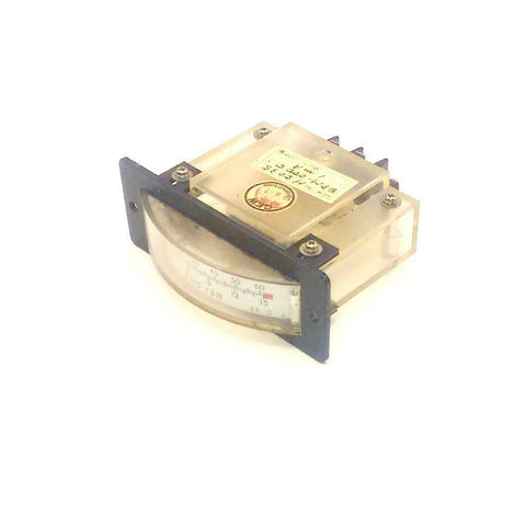 GEW  HM-70  Panel Mount Analog RPM Gauge 0-6000 RPM 2.5 Ohm