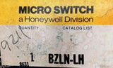 Honeywell Micro Switch BZLN-LH Limit Switch