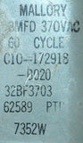 MALLORY C10-172918-B020 CAPACITOR 3 MFD 370 VAC 7352W