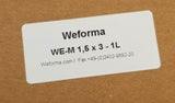 Weforma WE-M 1,5X3-1L Mega Line Adjustable Shock Absorber 75mm Stroke