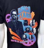 Men's Ringo Starr And His All Star Band USA Tour 2010 Black Shirt Size Medium
