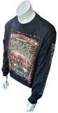 Harley Davidson Motorcycle Men's Wrecking Crew Graphic Black Long Sleeve Shirt L