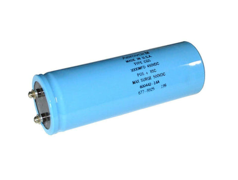 AEROVOX M TYPE CGS 600442-14A CAPACITOR 3000 MFD 450 VDC (36 AVAILABLE)
