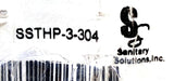 Sanitary Solutions SSTHP-3-304 3" Sanitary Polypropylene Tube Hanger Pack of (2)