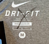 Nike Dri-Fit Men's New Orleans Saints NFL Gray Short Sleeve Shirt