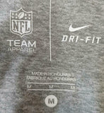 Nike NFL Team Apparel Men's Dri-Fit Baltimore Ravens Football Gray Shirt Size M