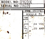 Power-One D.C. Power Supplies SPM2D1K Power Supply 500W Max Output Power 24VDC