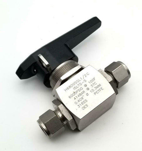 Ham-Let H6800SSL1/2C-ISLTS-S Ball Valve Stainless Steel 1/2" 6000 PSI