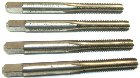 Lot of 4 New Brubaker 12-28 NF GH3 4 Flute Bottom Taps