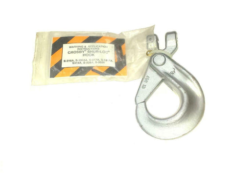 New Crosby Shur-Loc  1091718  CLV GR 100  Hoist Hook 1/4-7 GA