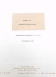 Fluke Model 203 Distribution Amplifier Instruction Manual