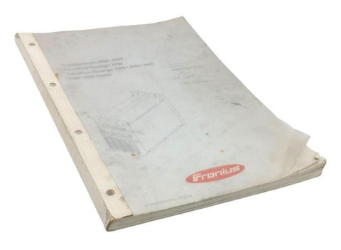 Fronius TransSynergic 4000/5000 Operating Instruction Manual