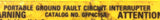 Hubbell GFP4C15A Portable Ground Fault Circuit Interrupter Class A 120V 15A 60HZ
