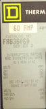 Square D FAB36060 3-Pole I-Line Circuit Breaker 60A 600VAC 3 PH Bolt-On
